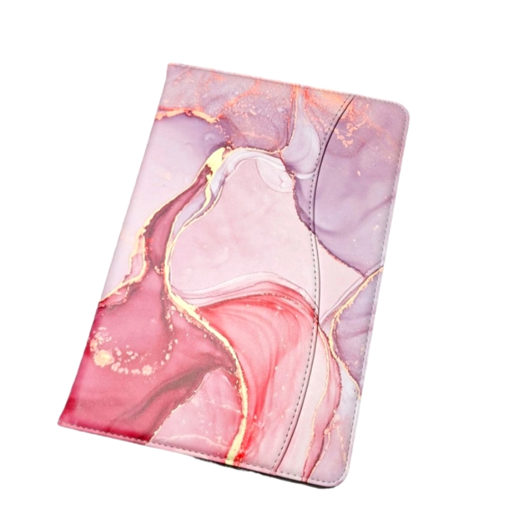HGWALP Pink Marble Universal Protective Positioning Tablet Case for 7"-10.5"inch